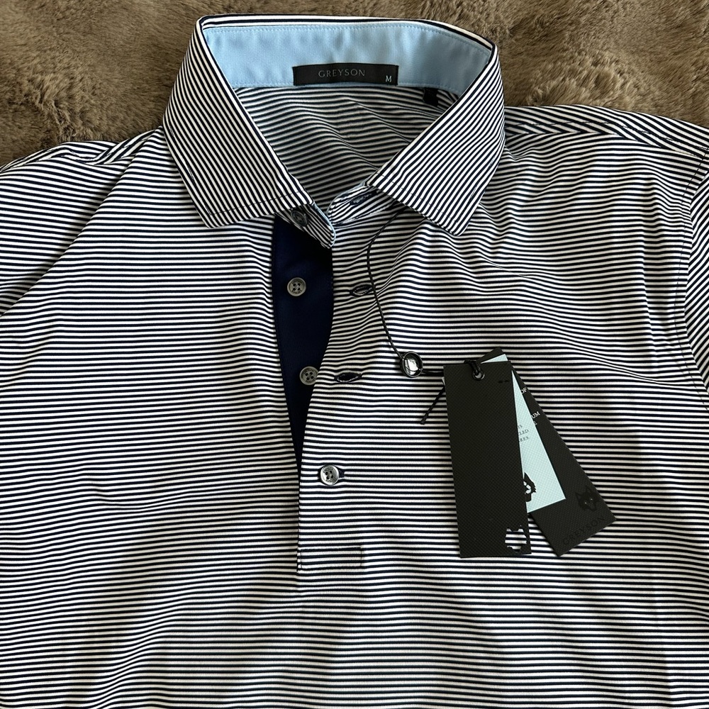 Brand new with tags Greyson golf polo size M